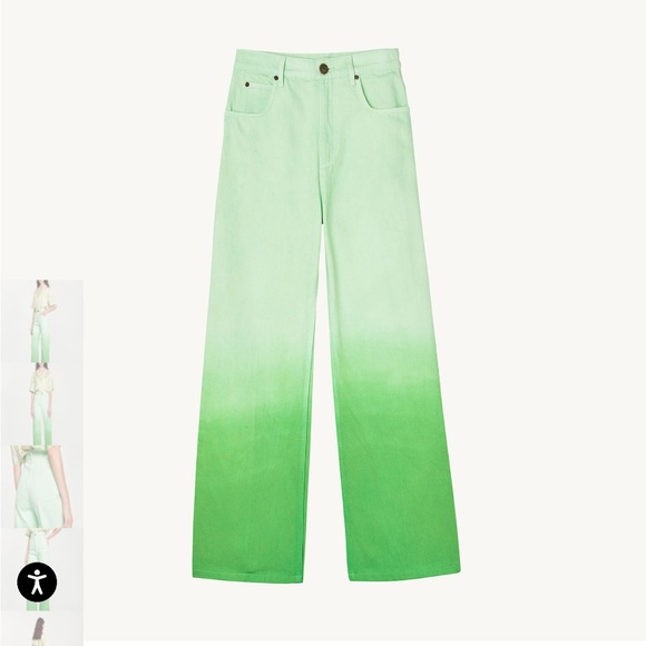 Sandro wide leg high rise jeans - Picture 6 of 15